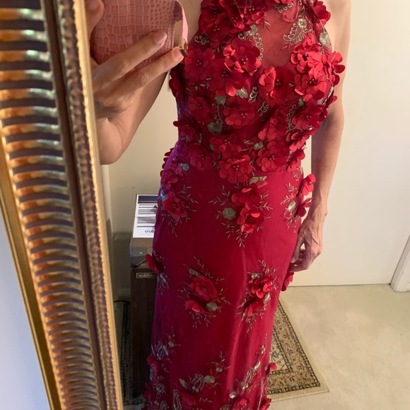 Beautiful dress floral prom gown. This dress new. - Picture 2 of 8